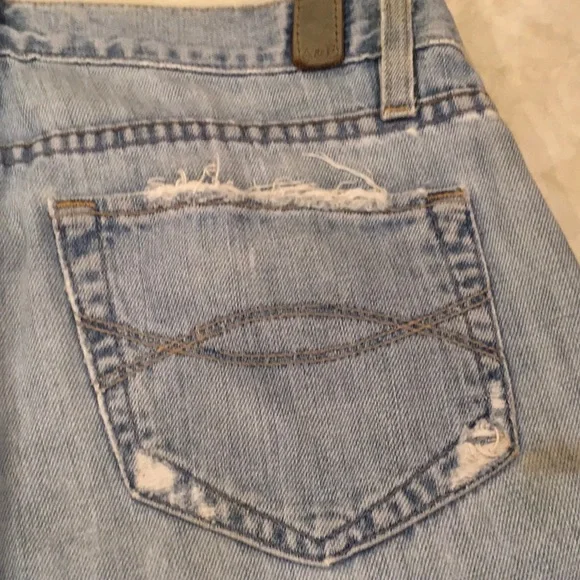 ABERCROMBIE & FITCH Womens Emma Very Distressed Jeans 25 - Picture 4 of 16